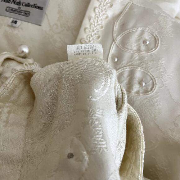 Nah Nah Collections by Jonathan Tait Vintage Dress Outfit Jacket Size 14 - Picture 13 of 13